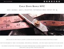 Tablet Screenshot of carladawnbehrlenyc.com